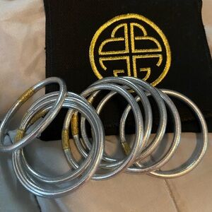 Silver set of 9 Budha girl